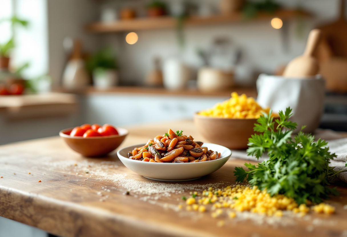 Pasta con acciughe e pangrattato, piatto sano e gustoso