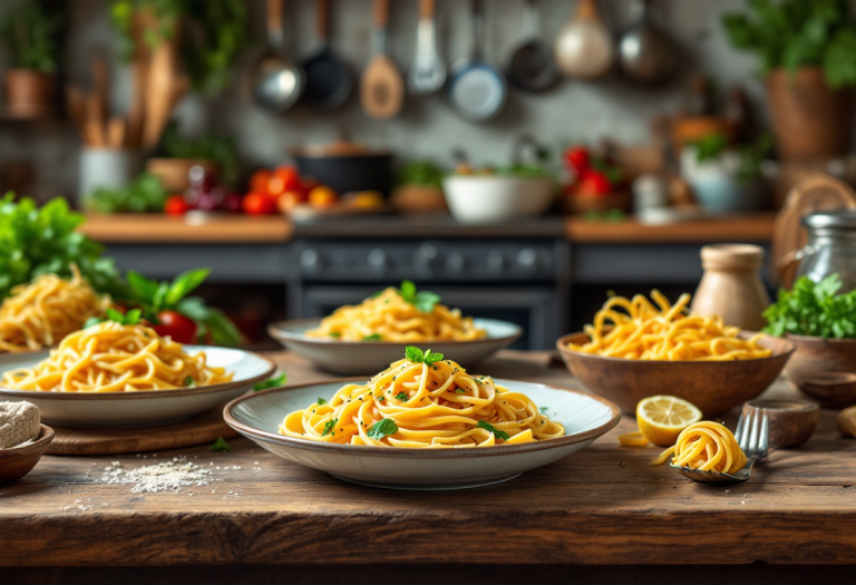 Pasta innovativa dei Campi con ingredienti freschi