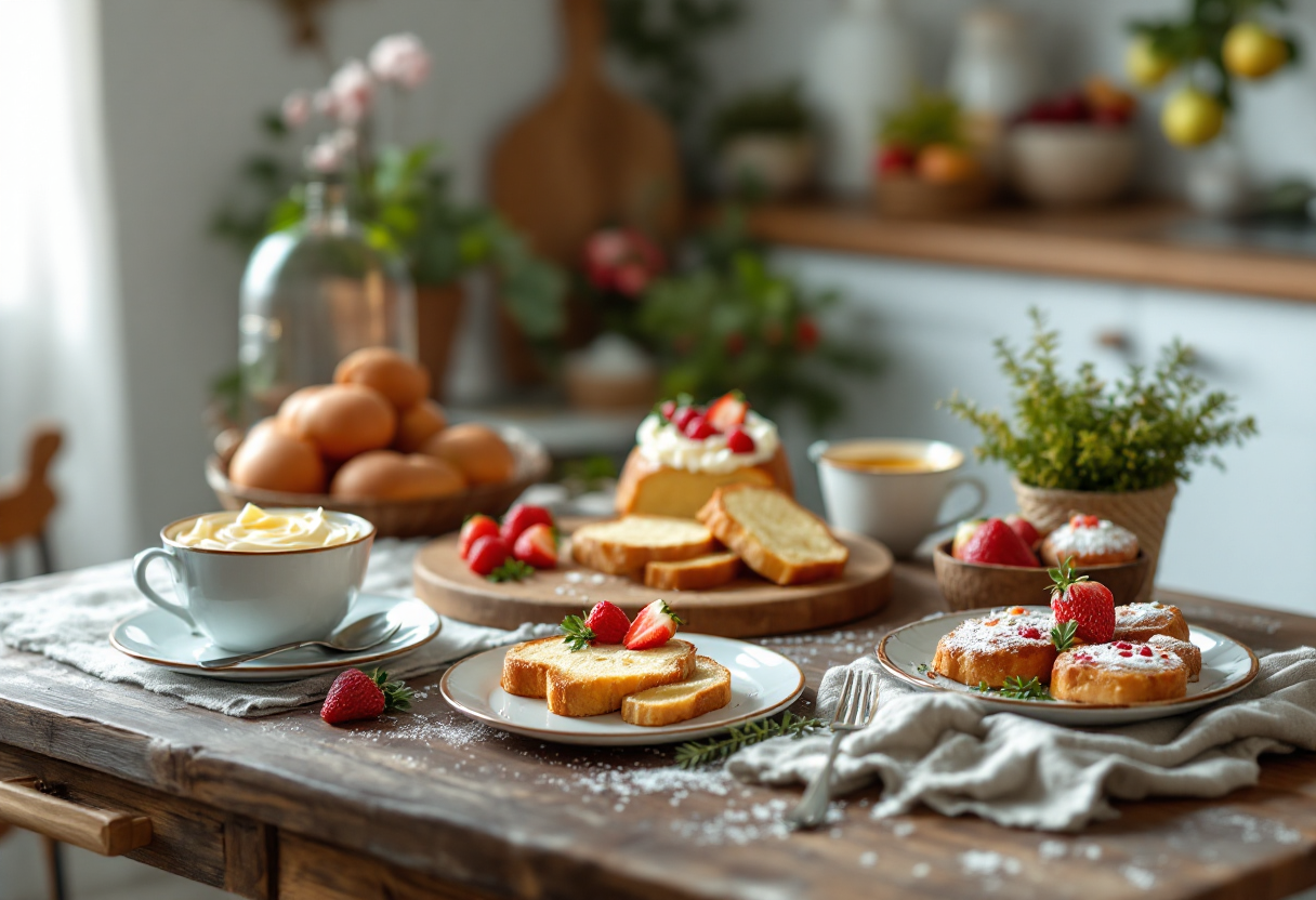 Panettone avanzato trasformato in dolci creativi