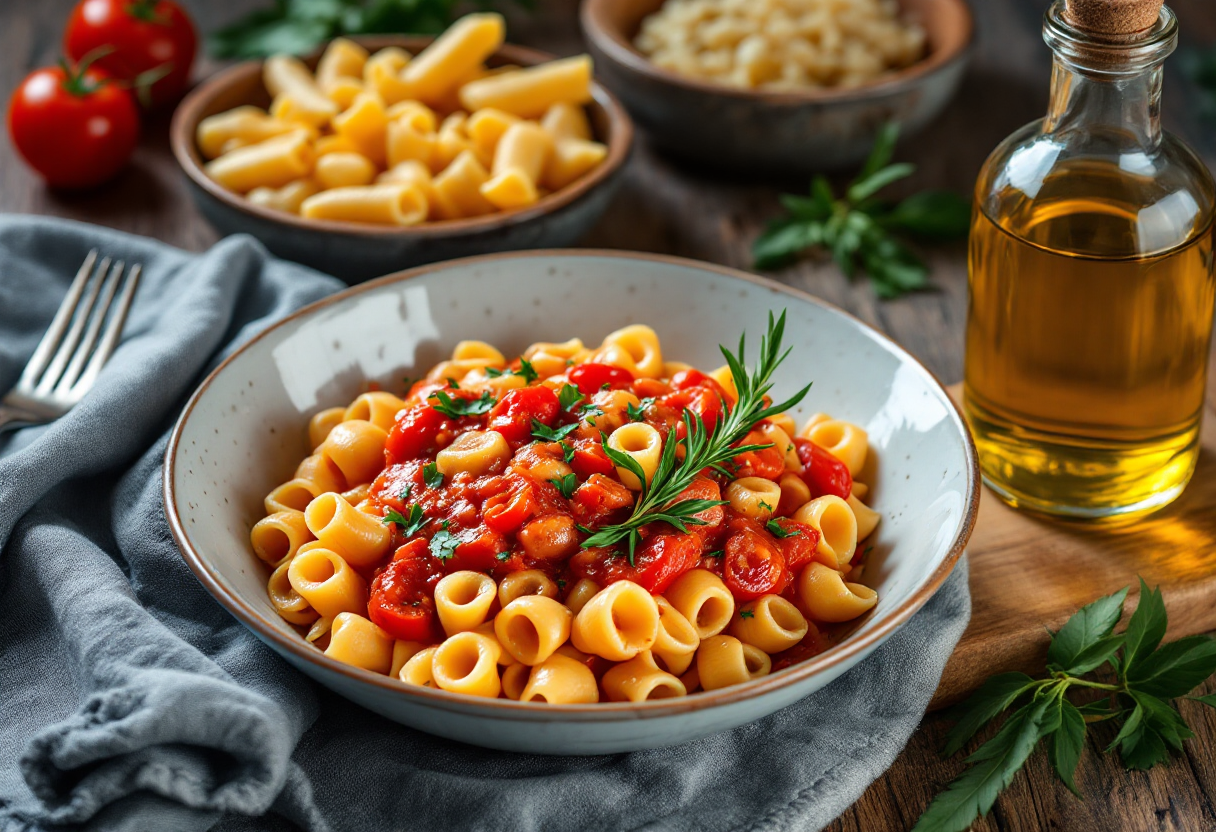 Piatti tipici della Basilicata in un ristorante locale