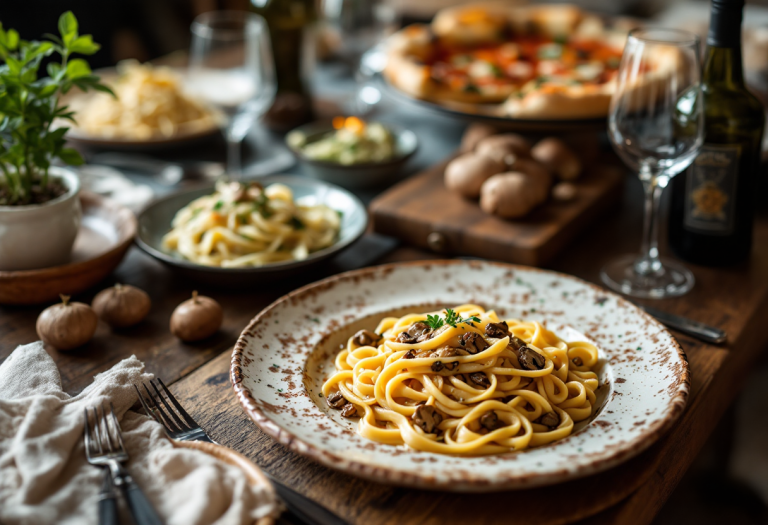 Piatto tipico della locanda Le Fate nelle Marche