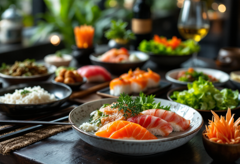 Immagine di sushi con avvertenze per donne in gravidanza