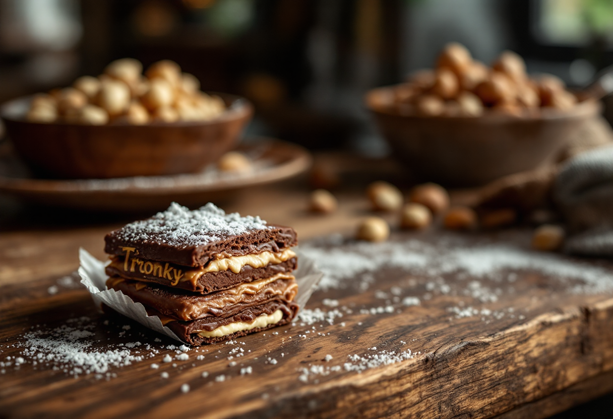 Tronky Sandwich di Ferrero con crema al cioccolato