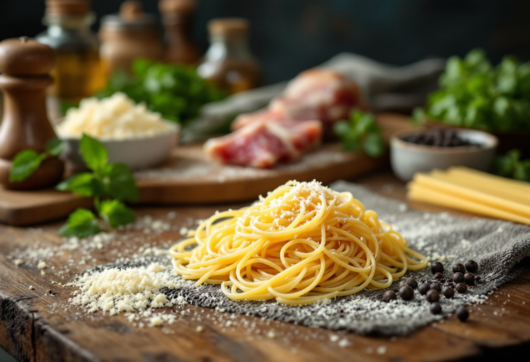 Piatto di Amatriciana bianca senza pomodoro