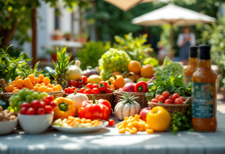 Immagine che illustra i benefici della dieta mediterranea