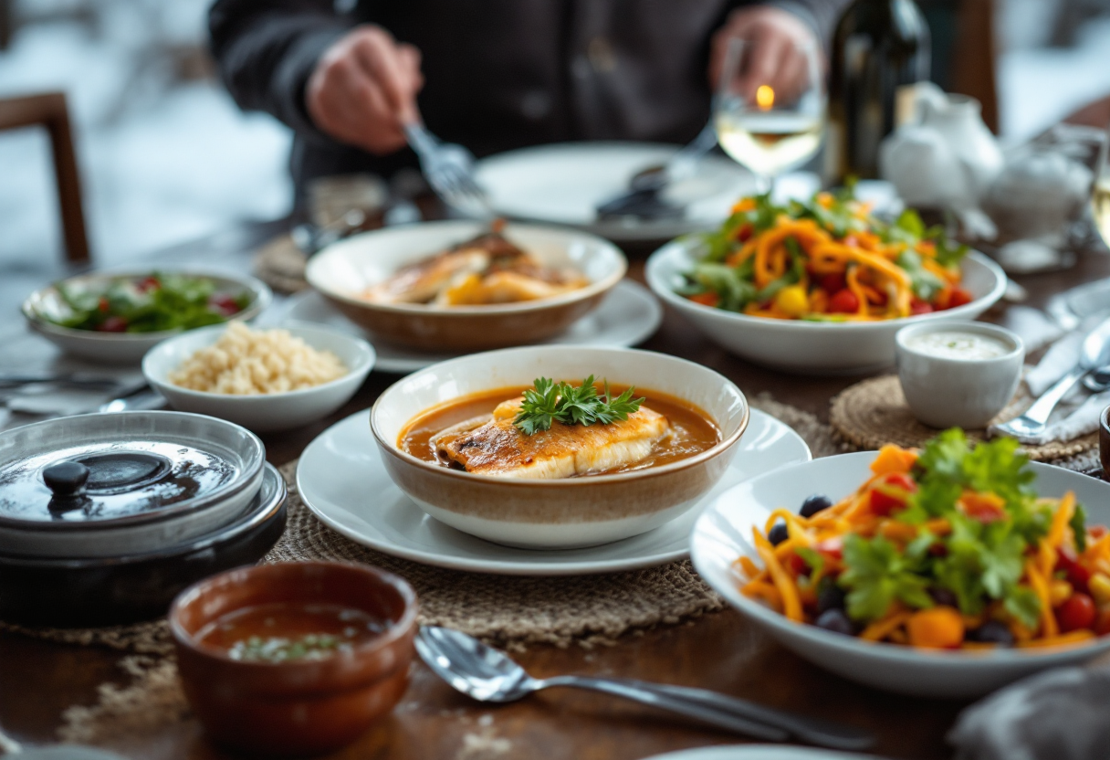 Ricette per una cena leggera invernale con ingredienti freschi