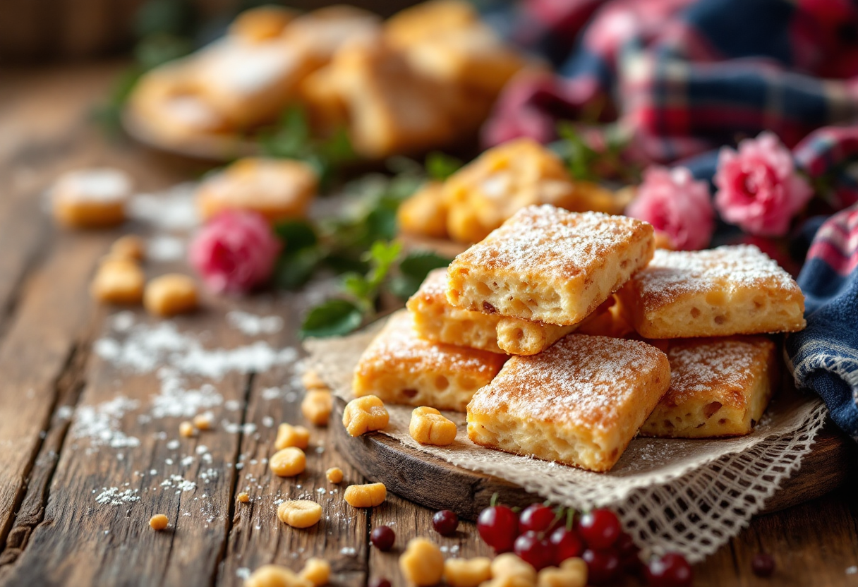 Dolci tipici di Carnevale in Toscana, come chiacchiere e tortelli