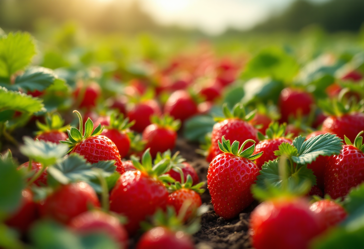 Confronto tra fragole biologiche e convenzionali