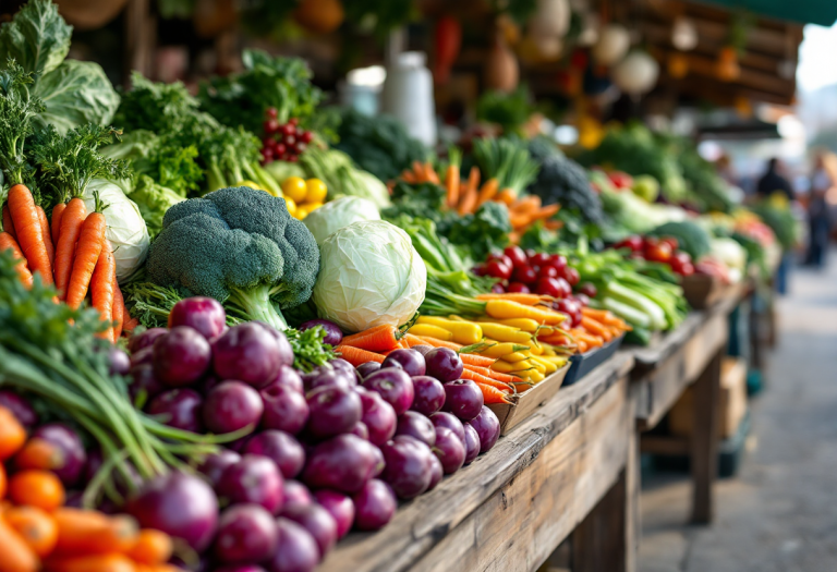 Frutti e ortaggi freschi di febbraio per una dieta sana