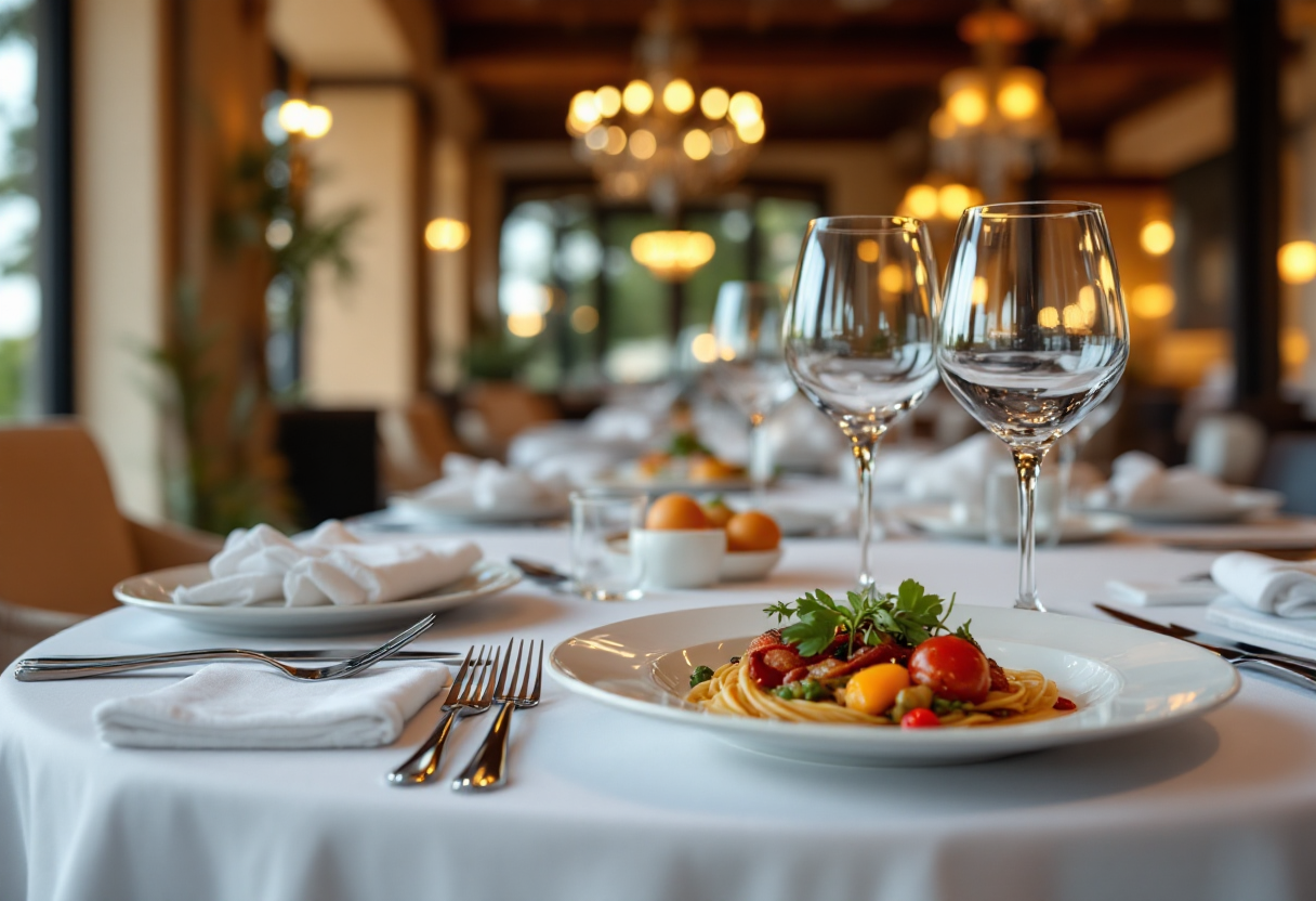 Isabella Potì e Floriano Pellegrino nel nuovo ristorante pugliese