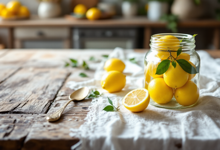 Limoni conservati in barattolo, ricetta marocchina