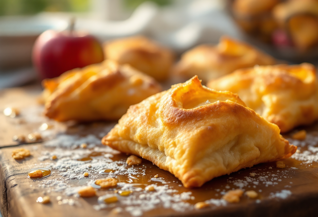 Dolcetti di mele fritti tipici del Carnevale ambrosiano