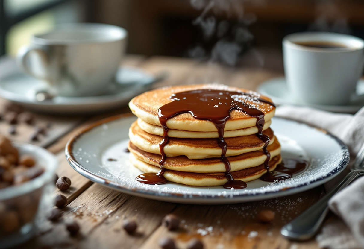 Pancake farciti con Nutella, dolce irresistibile