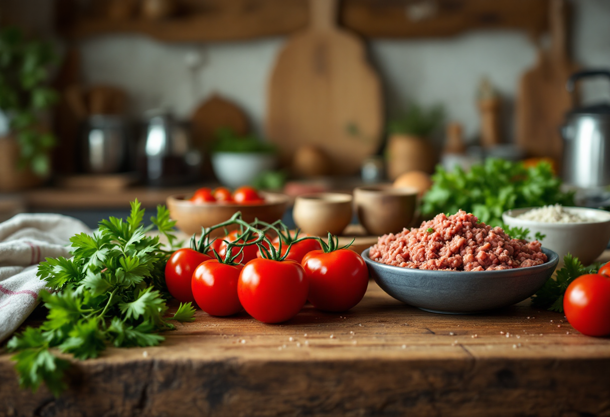 Deliziose polpette al sugo servite in un piatto