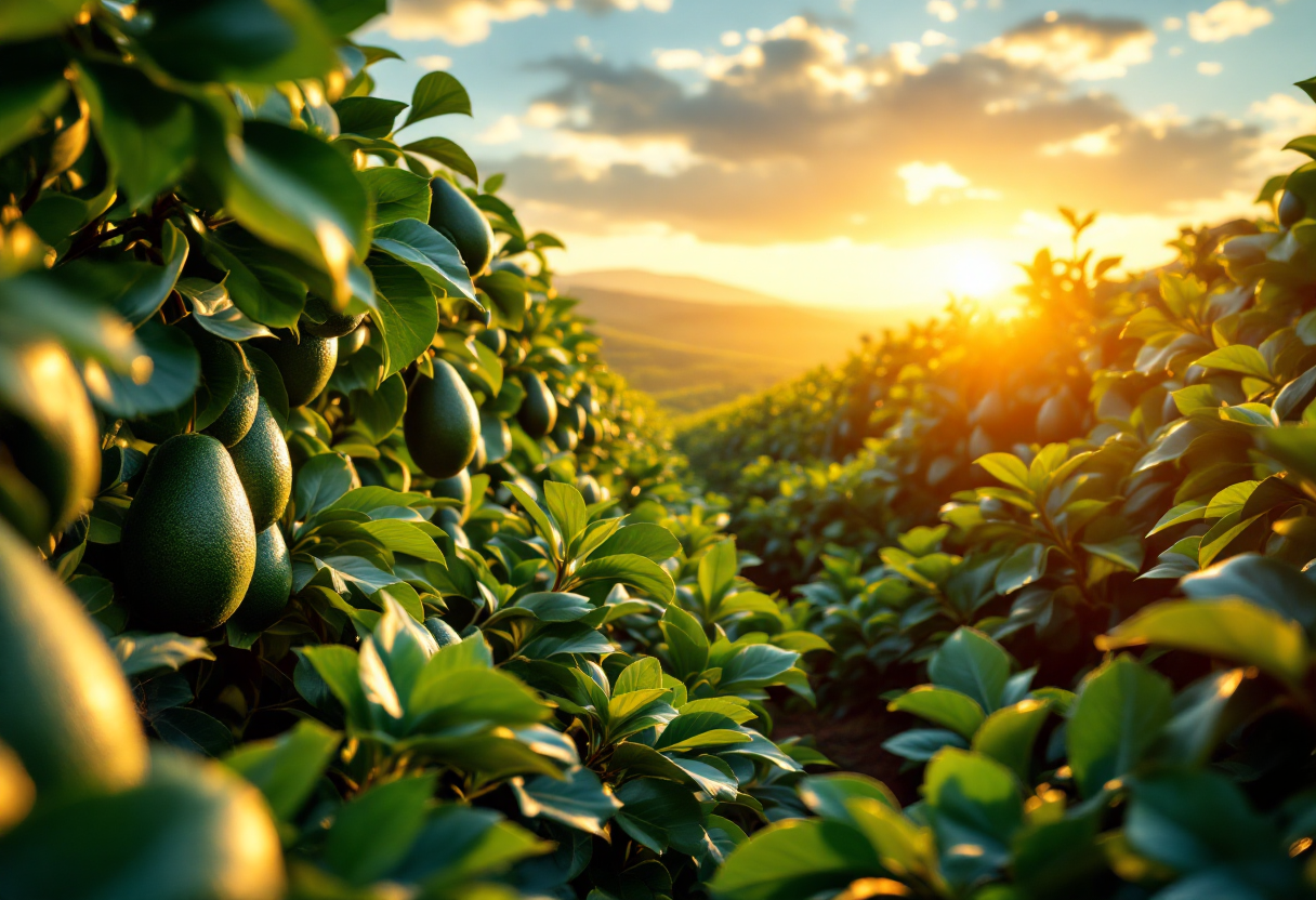 Avocado libanese fresco pronto per l'export