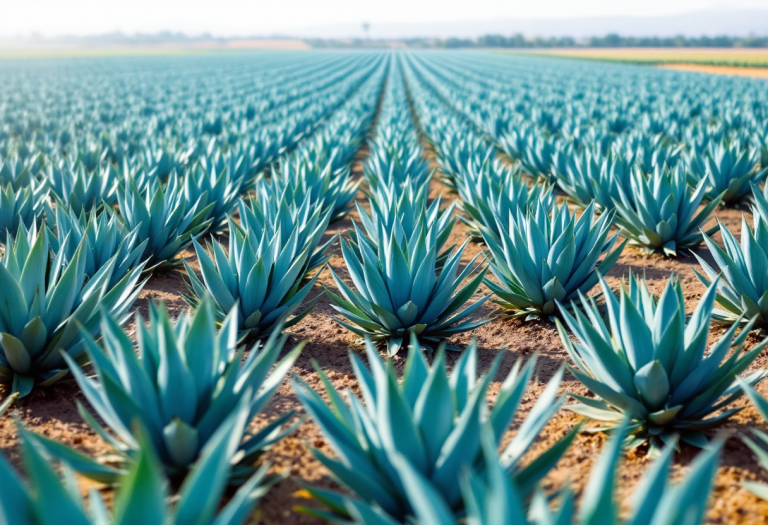 Immagine di bottiglie di tequila con celebrità