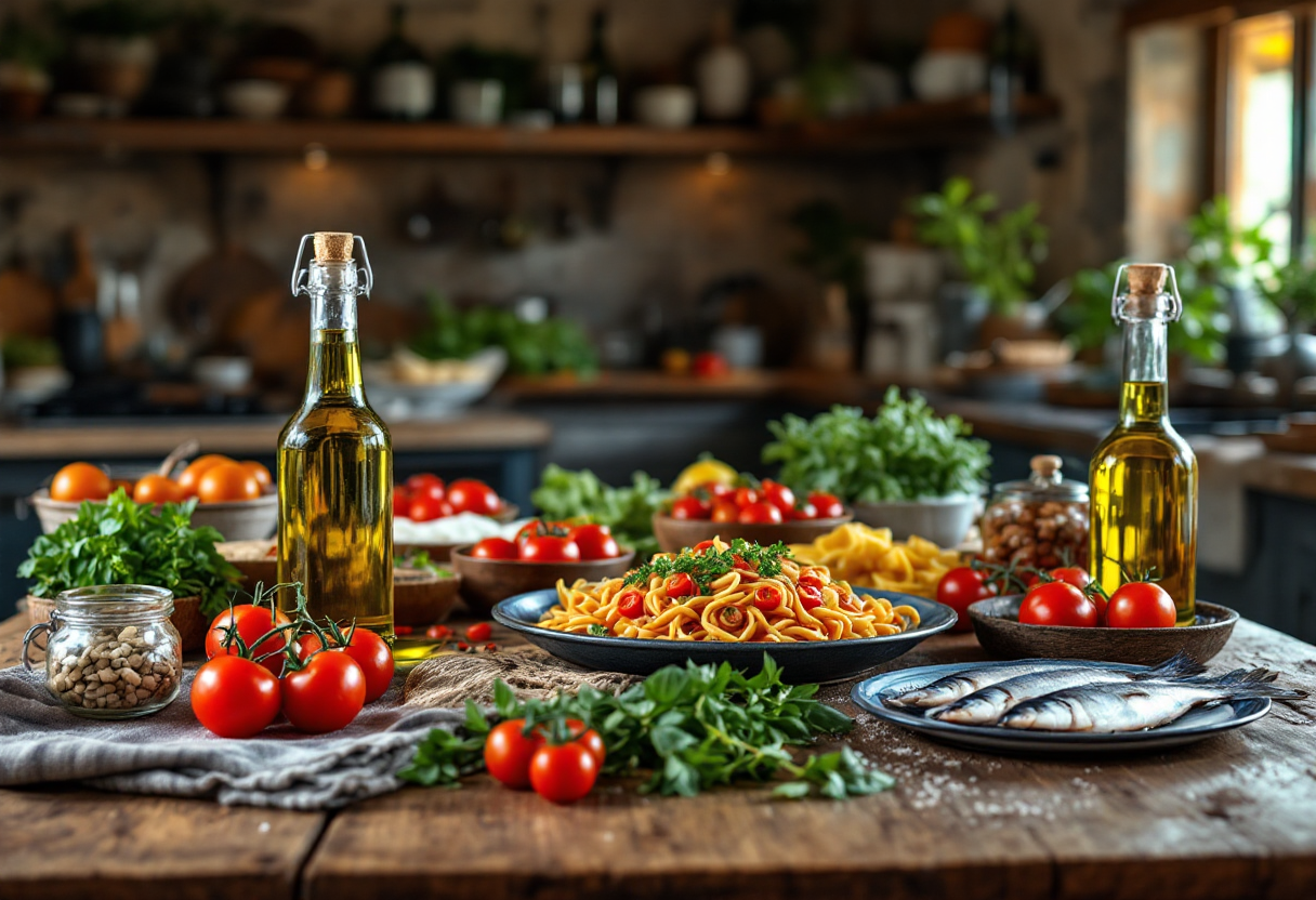 Tiella di Gaeta con ingredienti freschi e tradizionali