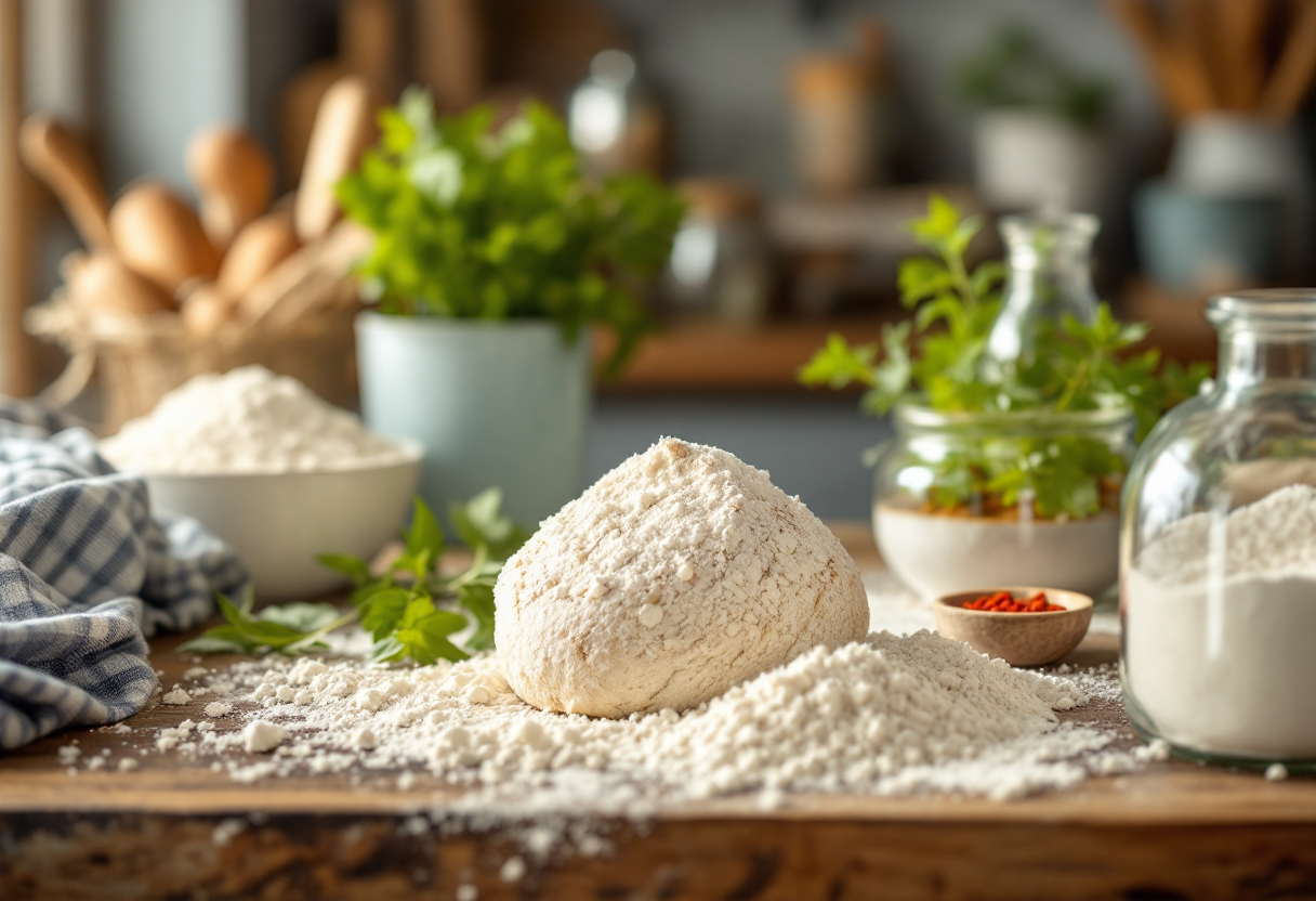 Esubero di lievito madre pronto per la cucina