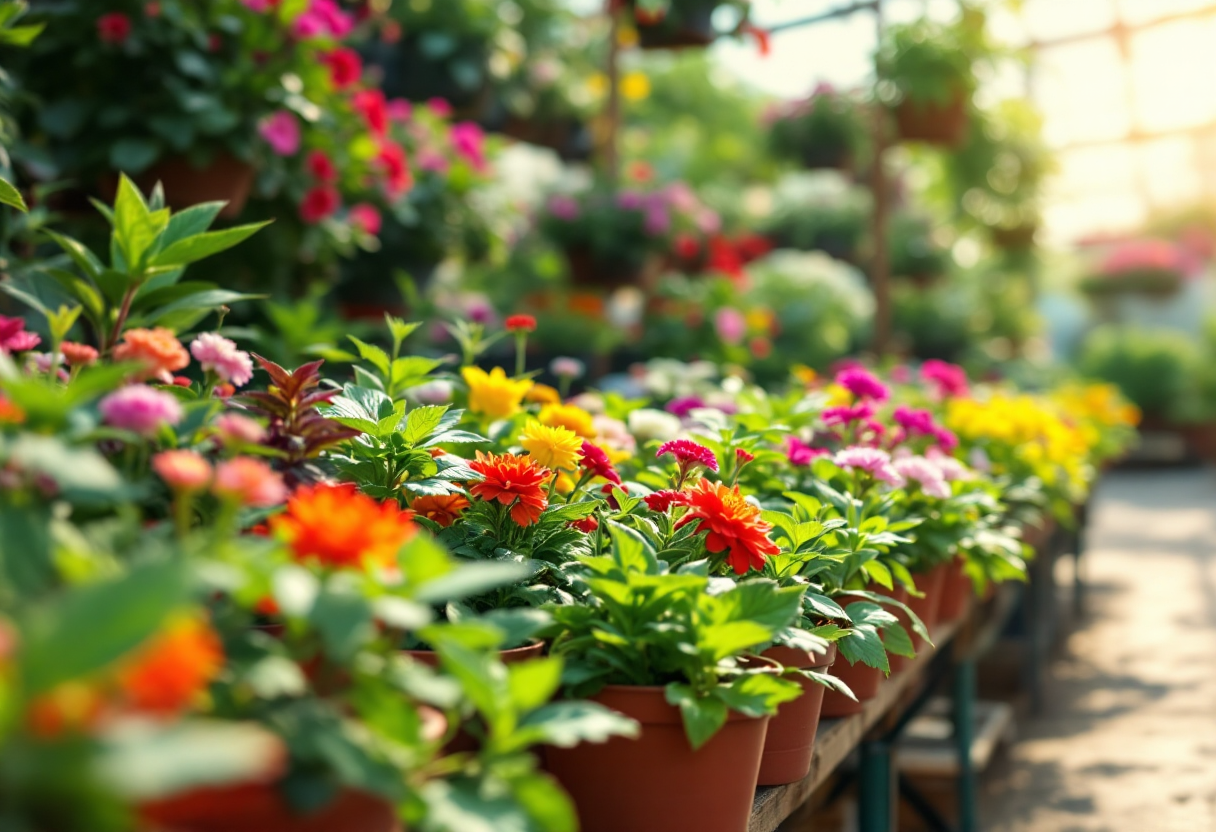 Vivaio Gulli con piante e fiori in Valsusa