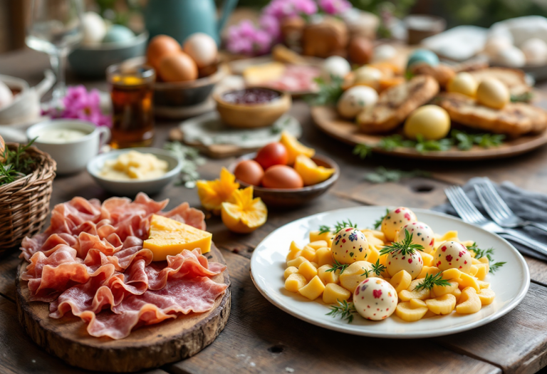 Antipasti tipici italiani per la Pasqua