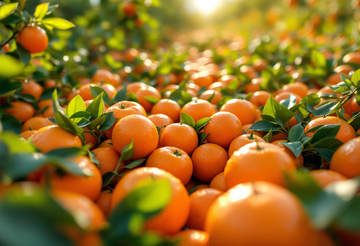 Famiglie italiane che acquistano mandarini e clementine