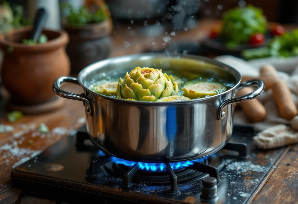 Acqua di cottura dei carciofi ricca di nutrienti