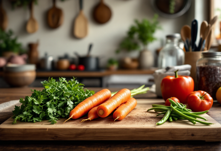 Bocconcini di coniglio cucinati in padella con verdure