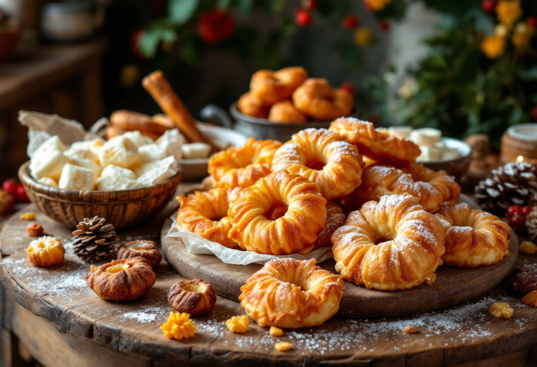 Cioffe di Carnevale, dolci tradizionali abruzzesi fritti