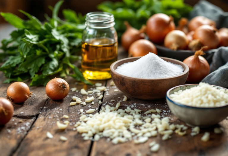 Cipolle in agrodolce preparate secondo la ricetta della nonna