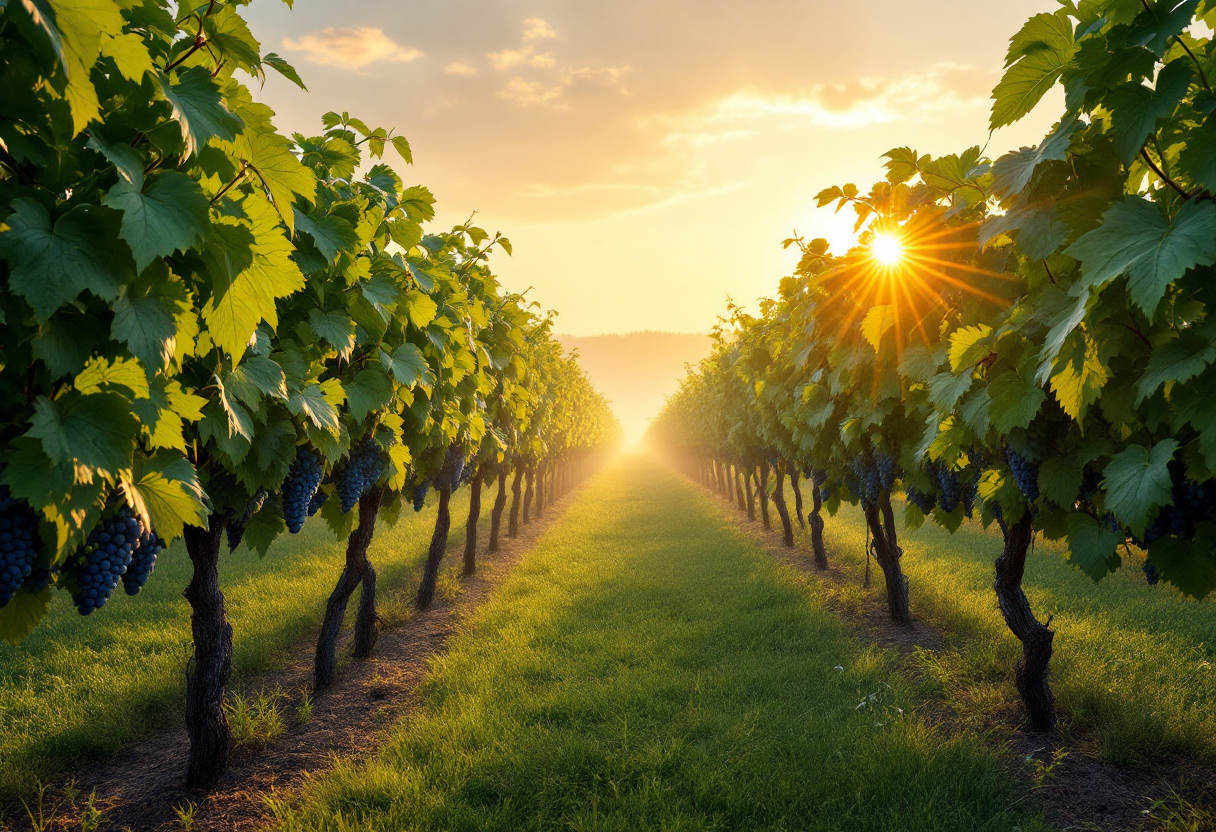 Immagine dei Cotarella tra vigneti e attività benefiche