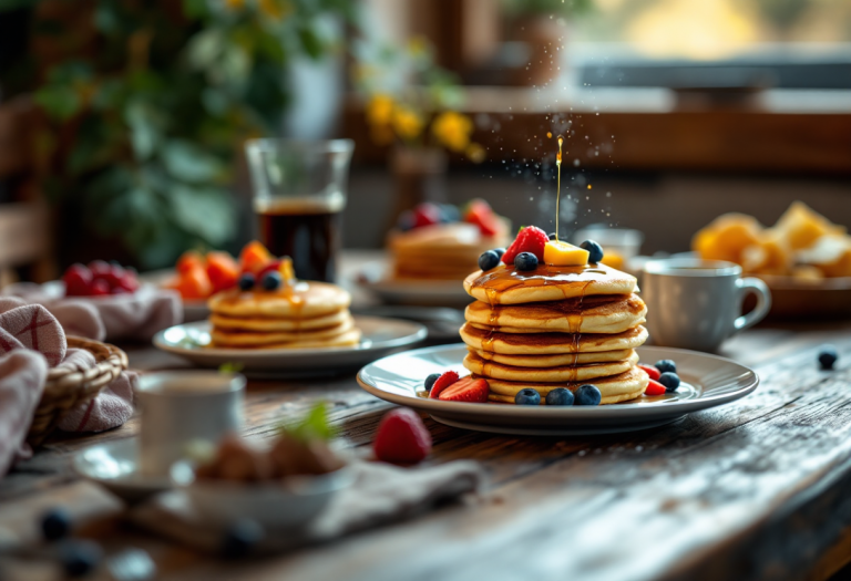 Varie tipologie di pancake per ogni gusto