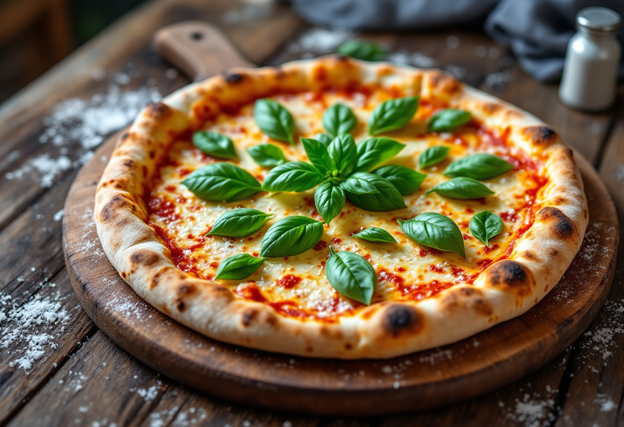 Pizza Mastunicola con ingredienti freschi e tradizionali