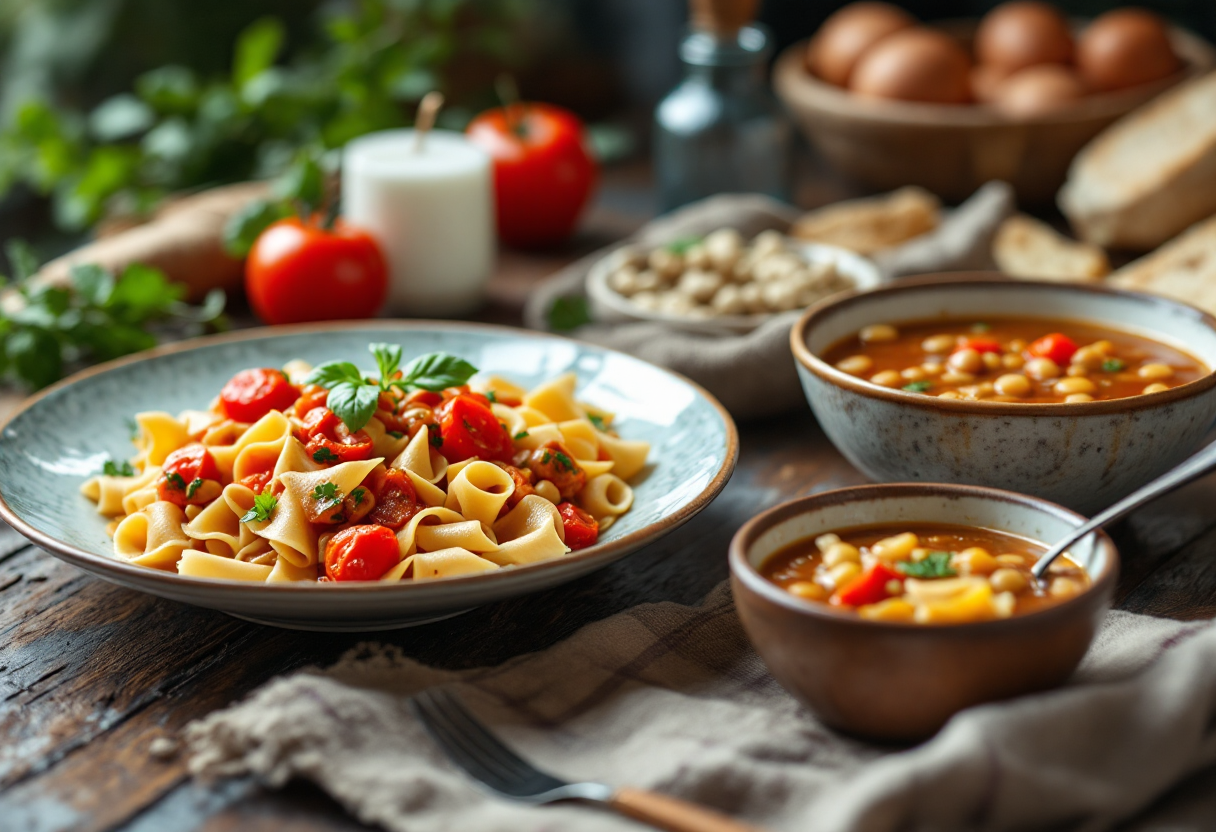 Piatto tipico della Quaresima con ingredienti tradizionali