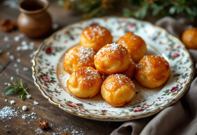 Deliziose zeppole di San Giuseppe preparate da Iginio Massari