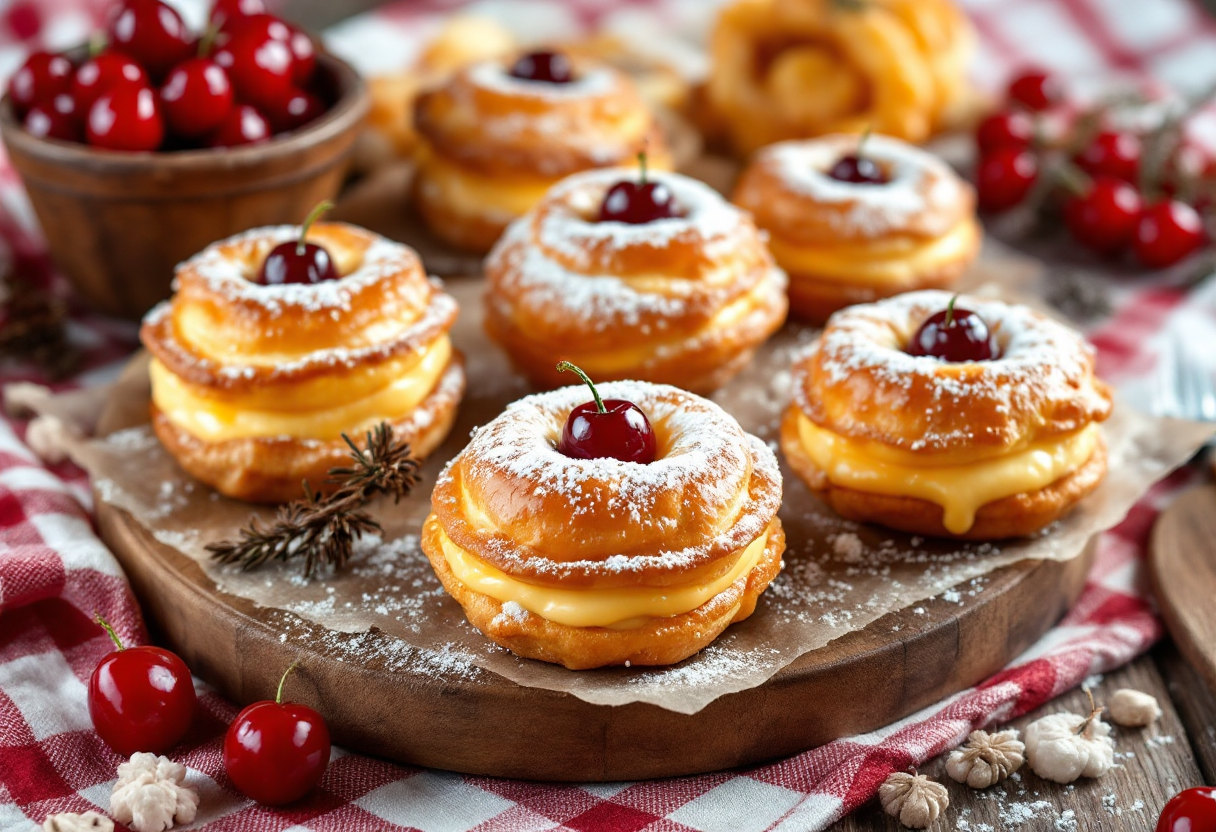 Deliziose zeppole di San Giuseppe preparate secondo Foglia